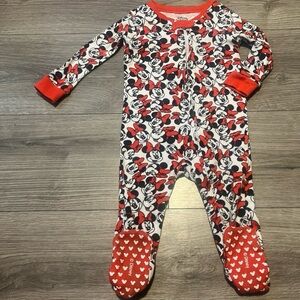 Disney Minnie Mouse sleeper/footsie pajamas